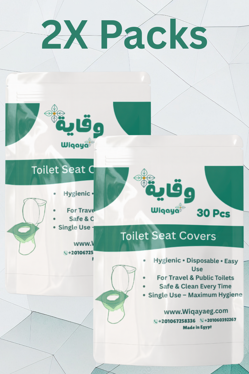2xPacks Waterproof Toilet Seat Covers - 60 Covers (30 Covers - 2 Packs)
